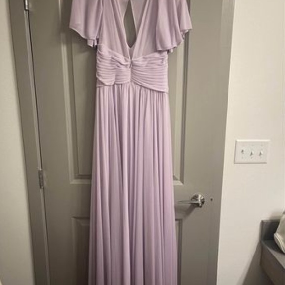 Davids bridal bridesmaid dress size 8 in color iris - Picture 2 of 5